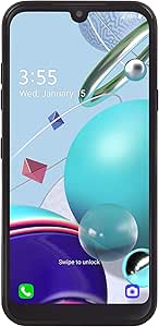 TracFone LG K31 Rebel 4G LTE Prepaid Smartphone (Locked) - Black - 32GB - Sim Card Included - CDMA