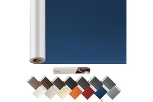 ILOFRI Leather Repair Patch Tape 60x17 inch, Durable Self Adhesive Leather and Vinyl Repair Tape Large Size for Couch, Car Seat, Boat Seats, Furniture, Upholstery, Sofa, Chair - Navy Blue