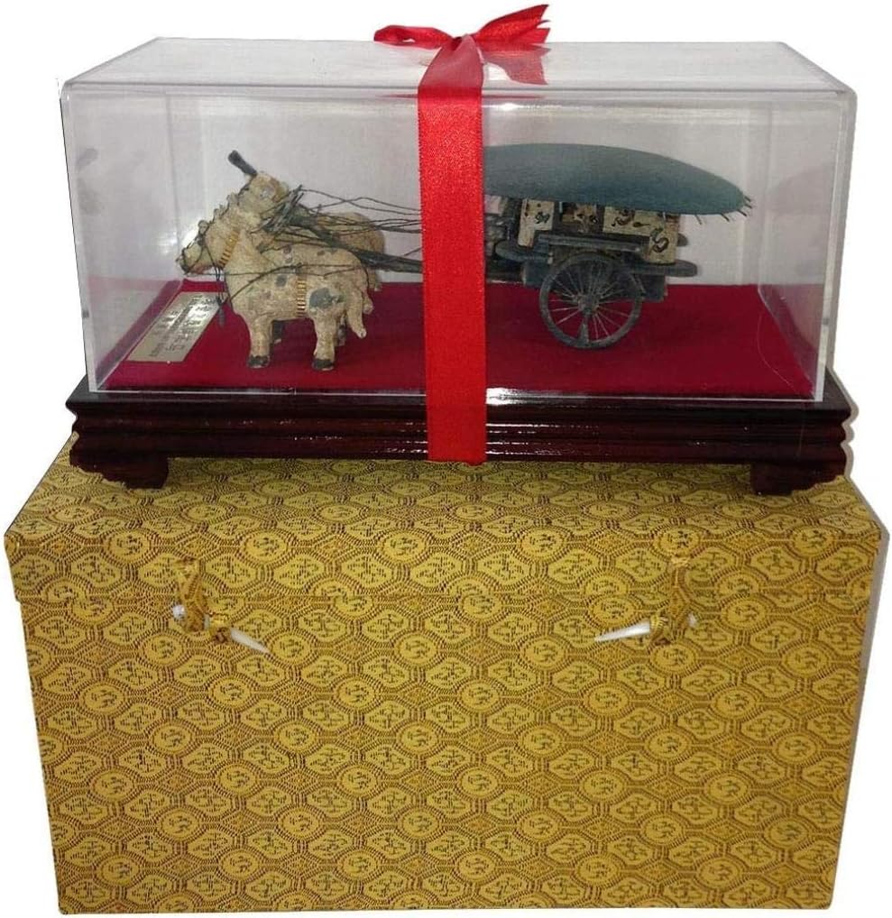 MFHDK Statues Sculptue Sculptures,Terracotta Warriors and Horses Sculptures Terracotta Warriors and Statues Crafts Chinese Qin Dynasty Terracotta Warriors Relics Replica 1/16