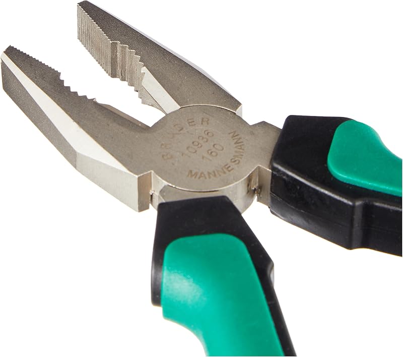 Brüder Mannesmann Kombizange 6", C70-Werkzeugstahl, TÜV/GS | M10936