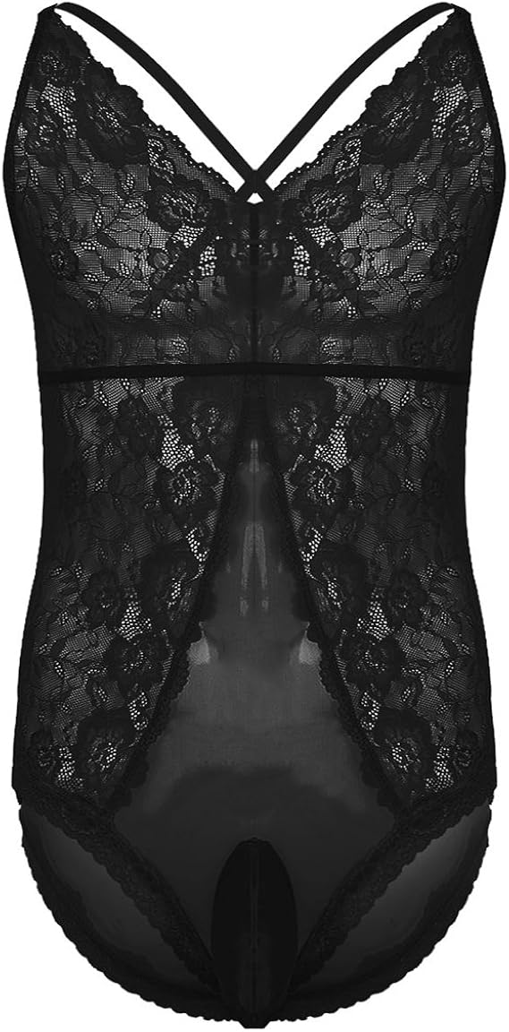 YiZYiF Herren Bodysuit Schlafanzug - Karikatur Print Mit Druckknöpfen