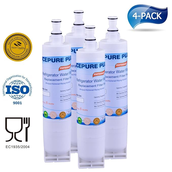 Icepure Plus de repuesto compatible con filtro de agua Whirlpool ...