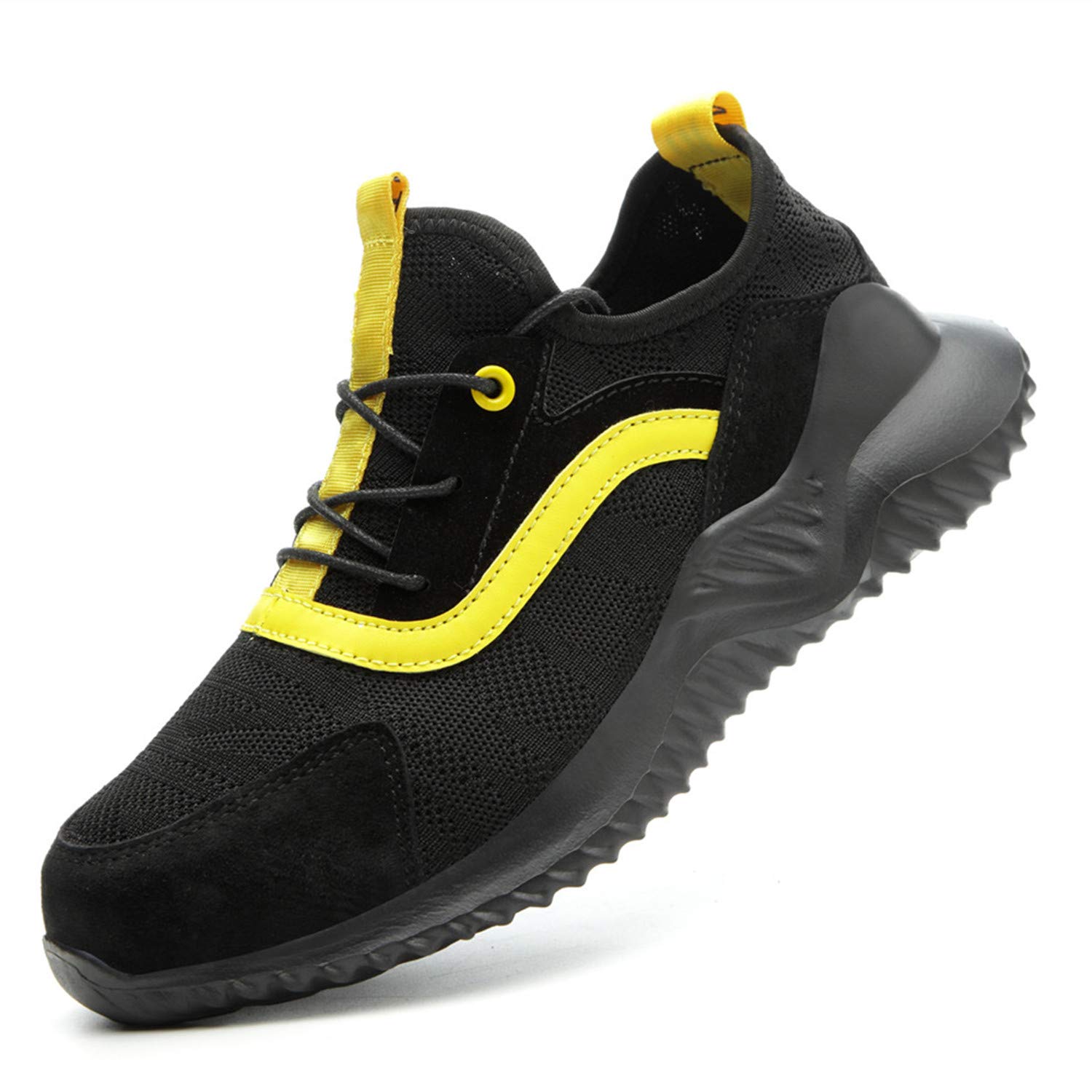 Resistant Slip Construction Toe Breathable Lightweight Mesh Shoes Safety Work Men Shoes Toe Steel Vejumbo Shoes Tennis Trail Hiking For Industrial Construction Quality Assurance Escac Com