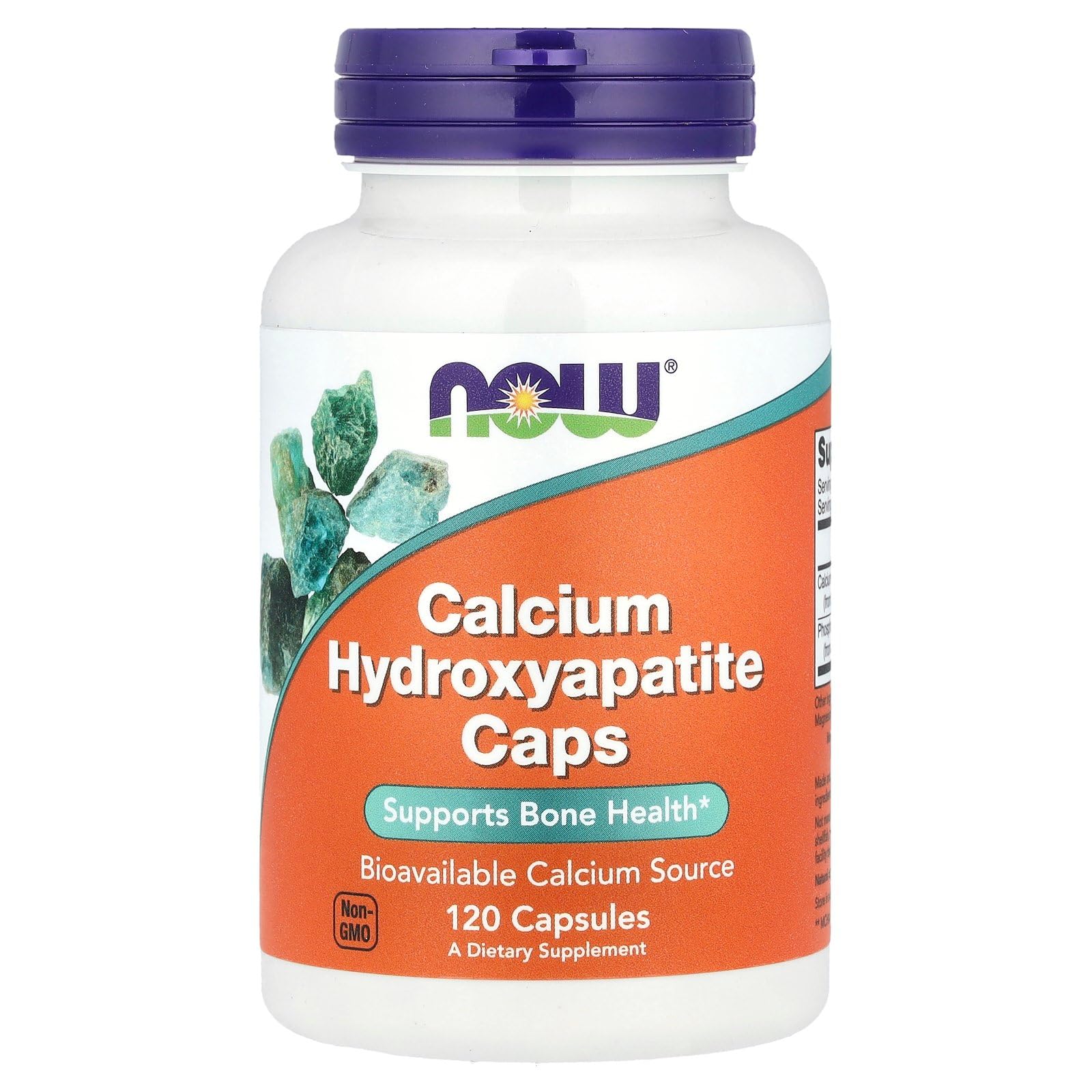Calcium Hydroxyapatite, 120 Capsules, 250 mg, From NOW by Now Foods