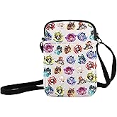 JXGZSO Funny Game Themed Character Crossbody Bag Gift For Game Lover Anime Themed Bag