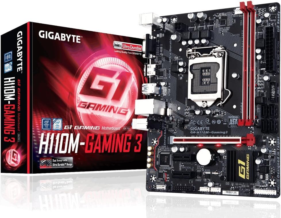 GIGABYTE GAH110MGaming 3 LGA1151 Intel H110 HDMI Micro