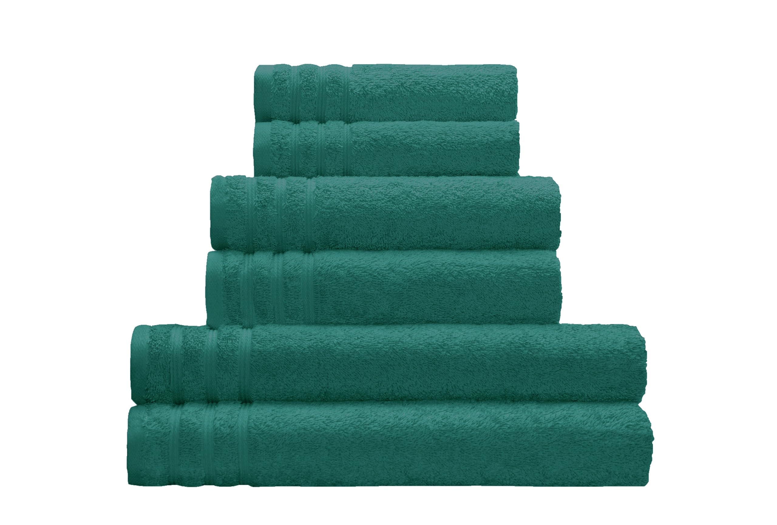 Kleine Wolke Royal Bath Towel, Cotton, Emerald, 70 x 140 cm