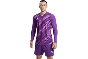 KELME Men Padded Goalkeeper Soccer Jersey Shorts, Goalkeeper Kit, Youth Goalie Apparel Shirt and Pants with Socks