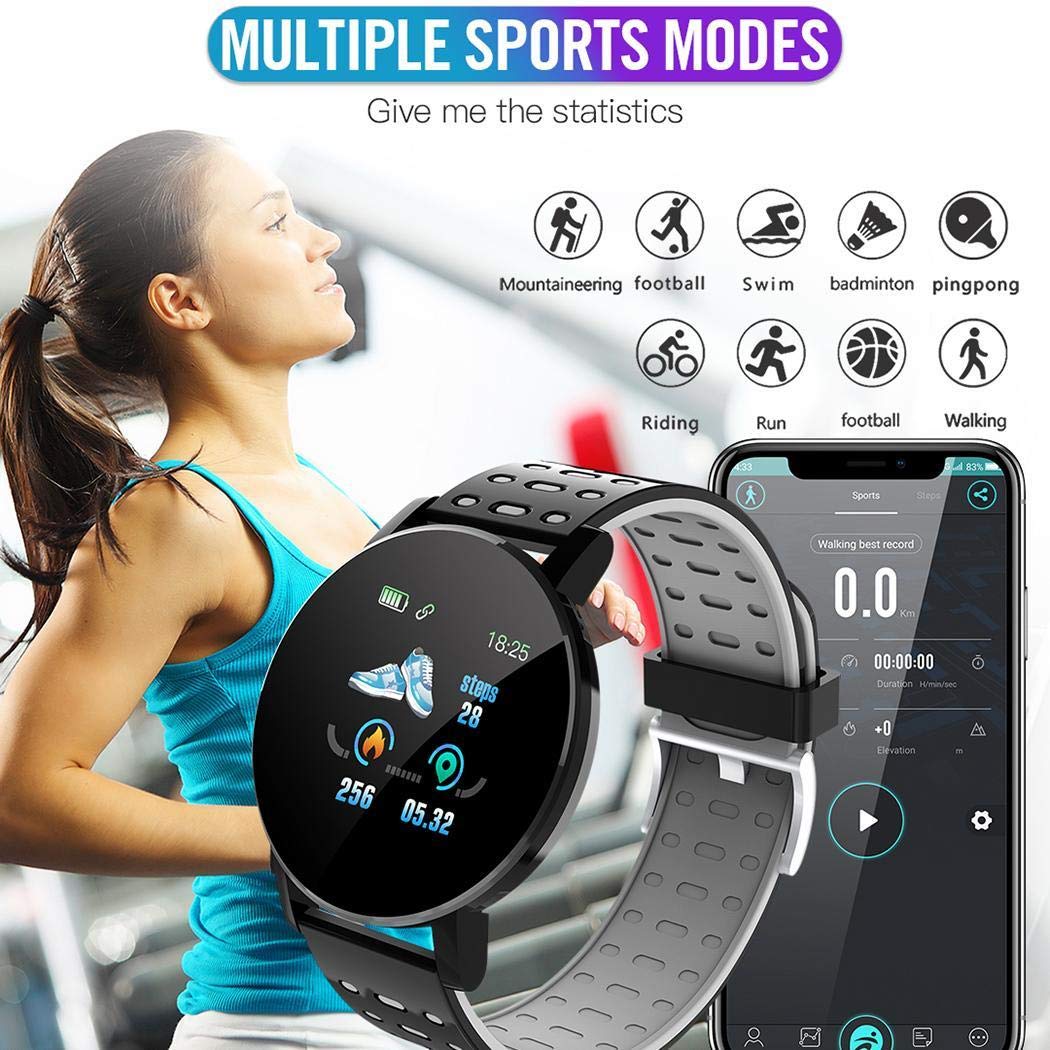 Cadiyo Touchscreen Smart Watch Sports IP67 Monitor per Il monitoraggio della frequenza cardiaca Impermeabile Smartwatch