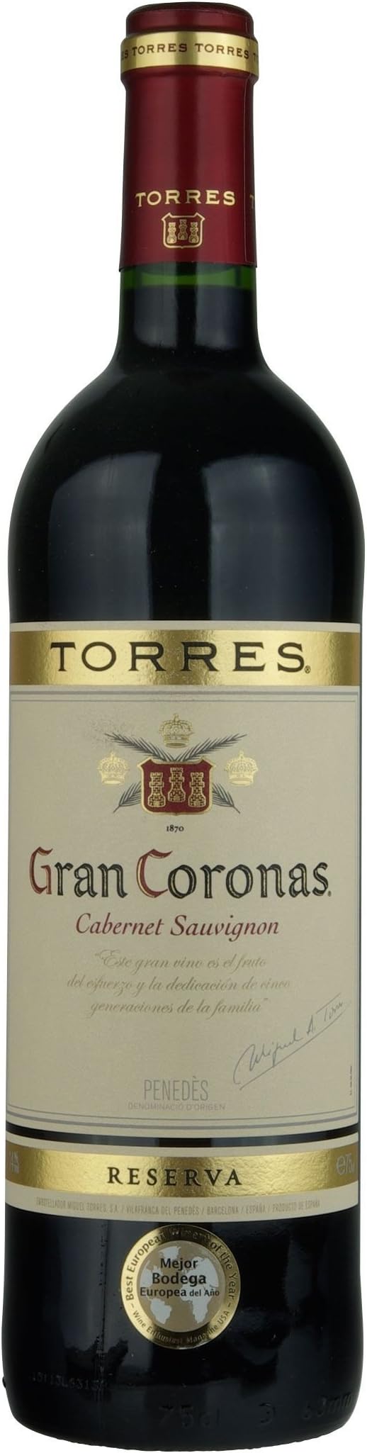 TorresGran Coronas 2012 75cl