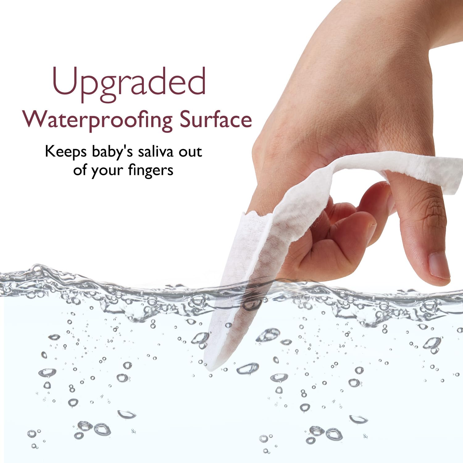 Momcozy Baby Finger Toothbrush, Wipes Toothbrush, Tongue Cleaner & Gum Wipes - 30 Count