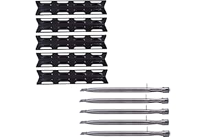 Htanch PN2071(5-Pack) SA2411 (5-Pack) 16 1/8" Heat Plates and Burners Replacement for Perfect Flame SGL2008A, SLG2007A, SLG2007B, SLG2007D Gas Grill