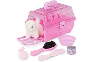 Battat – Play Circle – Pet Carrier – Stuffed Animal Kitten – Plush Toys – Pretend Play – 3+ Years