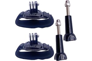 ThtRht 2 Pack Action Camera Wrist Strap Mount 360° Rotating Wrist Band Holder for Hero DJI Osmo Action Adventure AKASO Xiaoyi