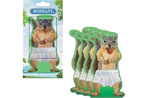 RONIAVL Squirrel in Underpants Deluxe Air Freshener Vanilla Flavour (4Pcs)