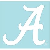 Alabama Crimson Tide Large White Auto Cornhole Decal