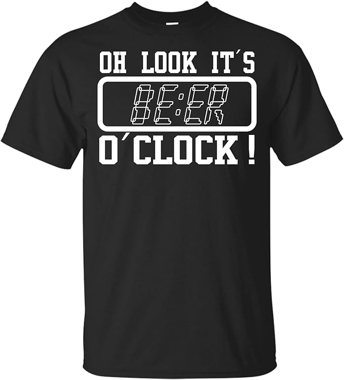 oh Look It's Beer O'clock T Shirt Funny Beer Lover Shirt