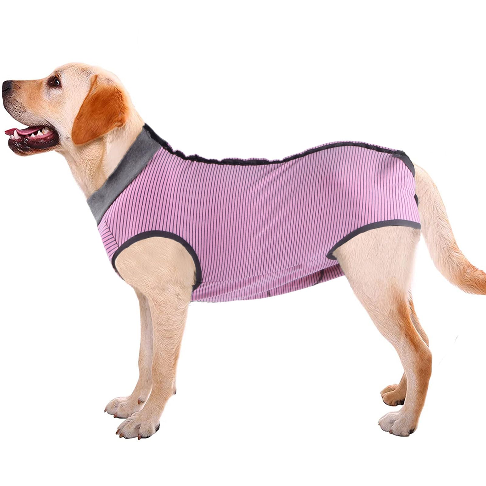 Dotoner Post-Surgery Dog Vest – Soft Recovery Suit for After Surgery/Neuter, Alternative to Cone, Cotton Belly, Snaps for Easy Dressing, Ideal for Male & Female Dogs