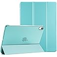 ProCase for iPad (A16) 11th Generation 11 Inch 2025/ iPad 10th Generation 10.9 Inch 2022 Case, Slim Smart Cover with Translucent Hard Shell Back, Supports Touch ID, Auto Wake/Sleep -Aqua