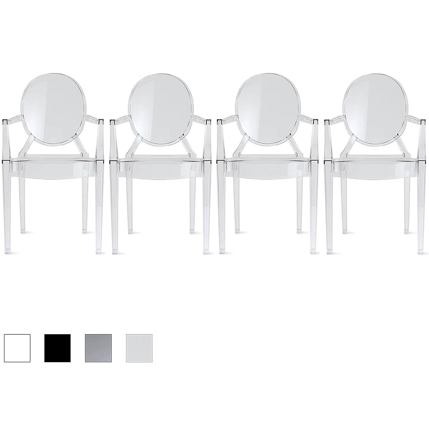 Best Ghost Chairs With Arms