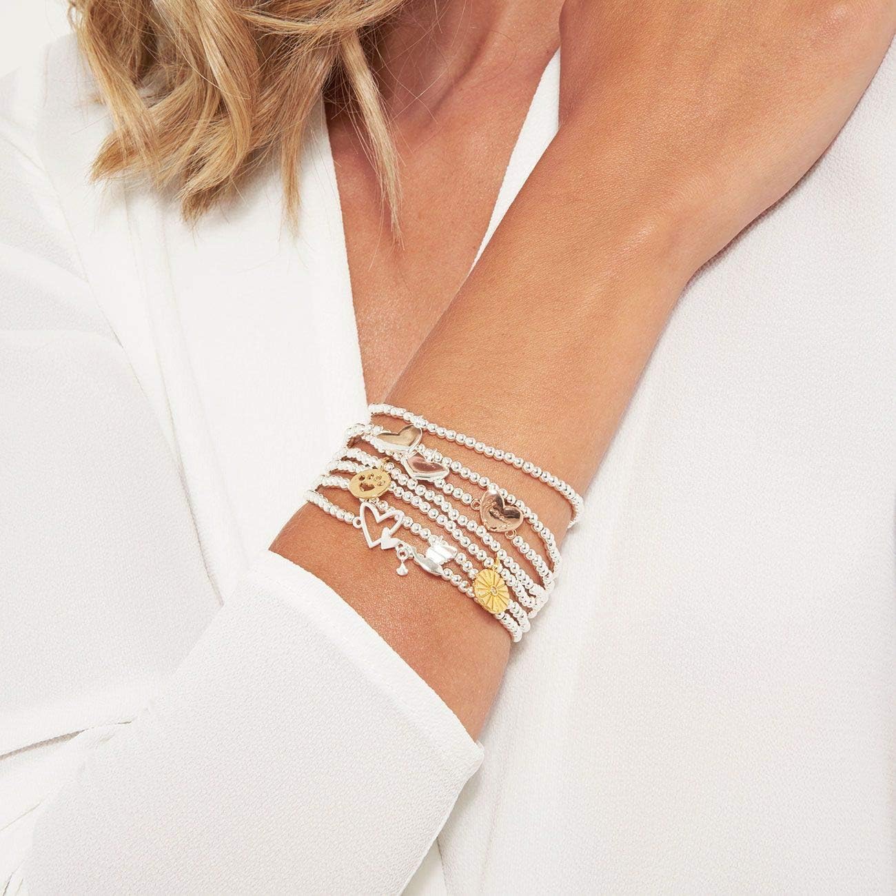 Joma Jewellery a Little New Mum Bracelet, Silver, 17.5 cm - Image 5