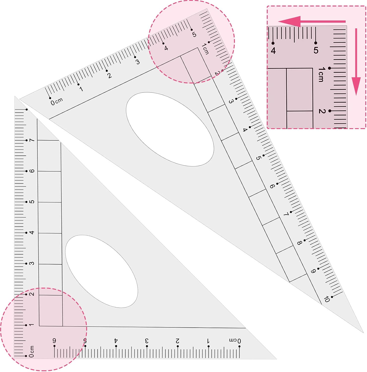 Geometry Compasses Akuoly Math Set for Students, 2 Drafting Compasses in Carry Case - Image 4
