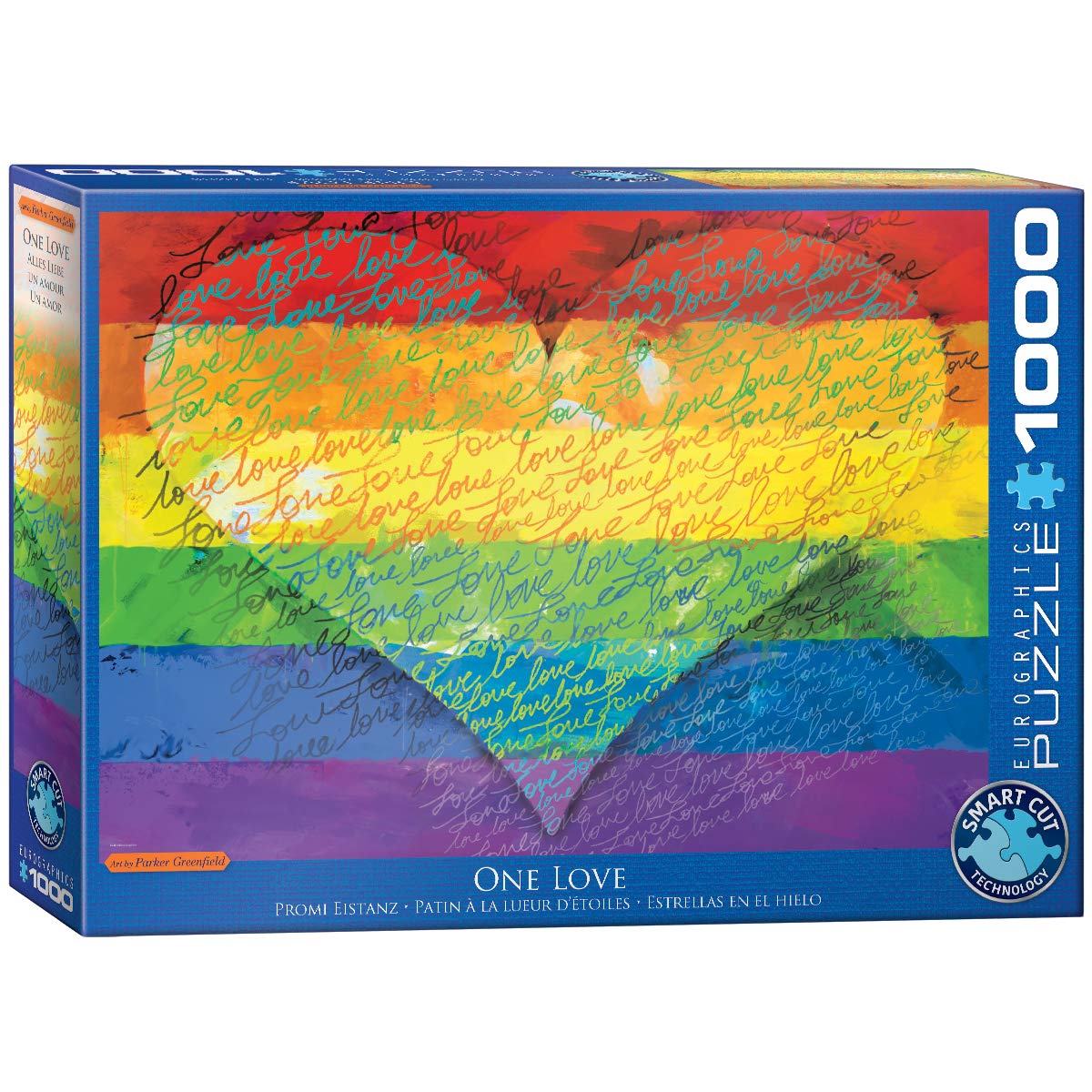 EuroGraphics Love & Pride! 1000pc Modern LGBTQ+ Pride Puzzle, 48 x 68 cm, Age 12+