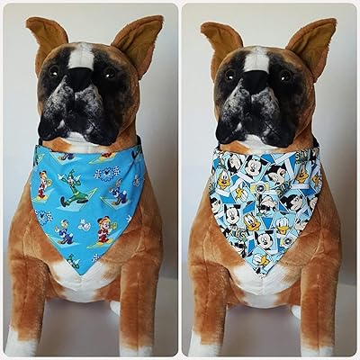 Mickey Mouse and Friends Reversible Pet Bandana, Jordan Ubuy