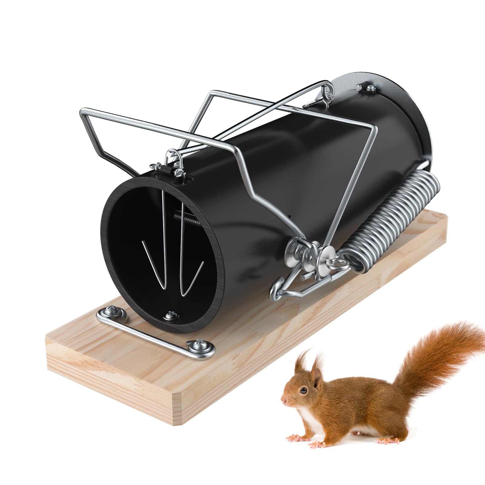 Photo 1 of 1Pack Squirrel Traps for Outdoor Use, Garden Use, Stainless Steel Circular Squirrel Trap