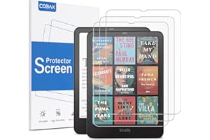 CoBak 3 Pack HD Screen Protector for 7" Kindle Paperwhite 12th Gen 2024 & Kindle Colorsoft Signature Edition, Kobo Aura 2 - H