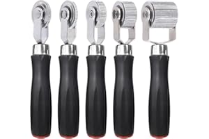 Swpeet 5Pcs 5Sizes Car Sound Deadening Roller Set, Auto Noise Roller Car Sound Deadener, Metal Installation Tool for Auto Car