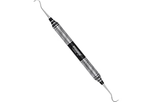 Pomee USA 711-067J OC Dental Jack Sickle Scaler, Onyx Collection, 9.5mm Ultra-Light Hollow Handle, BÖHLER N664 Alloy, Black Titanium Nitride (TiN) Coated, Corrosion-Resistant & Autoclavable