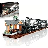Amazon.com: Ruikytech Big Boy Steam Train Building Block Toy ...