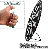 HelaCueil Safe Dartboard Set Ø42cm 16.5 inch with 6 Darts Soft Tip view 5
