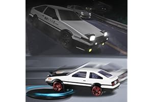 JNZIBQ AE86 Classic Cool Drift Car Rotating Ornament, Alloy Car Model Center Console Interior, Metal Car Dashboard Decoration for Men and Women ﻿ ﻿
