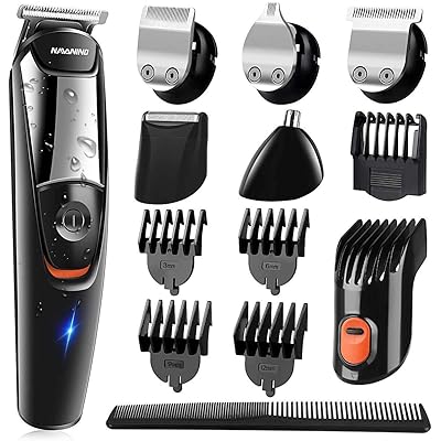Buy Navanino Beard Trimmer Hair Clippers Kits Corded And Cordless Operated Hair Trimmer For Men Hair Beard Razor Nose Precision Trimmer Grooming Kit 5 In 1 For Nose Ear Facial Hair Full Body Waterproof Online In