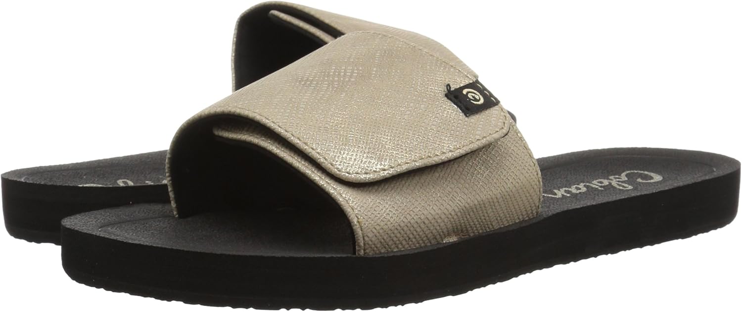 velcro flip flops for women's