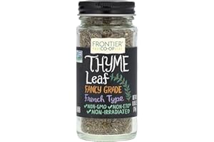 Frontier Thyme Leaf Cut and Sifted, 0.85-Ounce Bottle