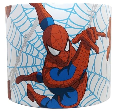 Spiderman Lampshade Light Shade Kids Boys Marvel Avengers Comics