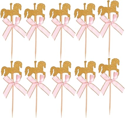 Nuobesty pieces Cheval Gateau Toppers Animal Cupcake Toppers Cheval Carrousel Decoration Pour Enfants Fete Danniversaire Baby Shower Decorations Et Accessoires De Fetes Decorations Et Accessoires De Fete Pour Enfants Rodschinson Com