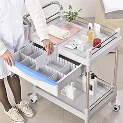 Rolling Utility Cart,Qiwey Medical Utility Cart