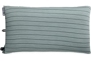 NEMO Equipment Fillo Wide Camping Pillow - Silt Stripe - One Size