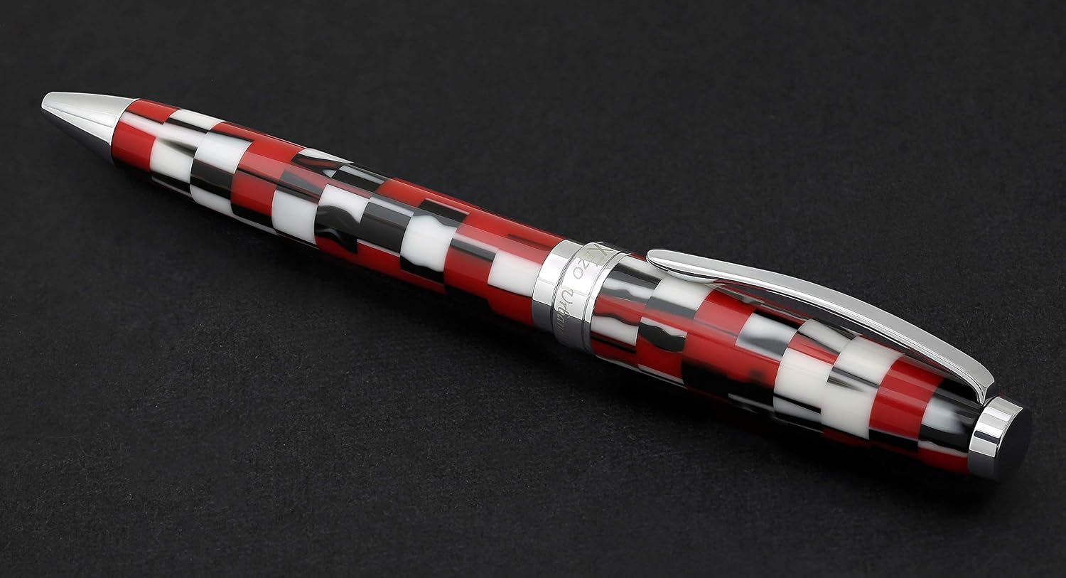 Xezo Urbanite II Ballpoint Pen, Medium Point. Sporty Red, Black - Image 4