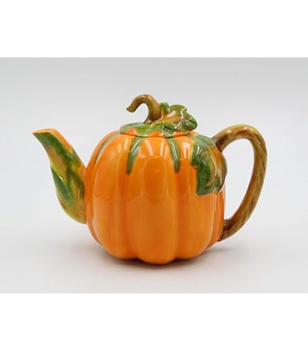 Amazon.com | Orange Classic 2 Cup Ceramic Teapot: Teapots
