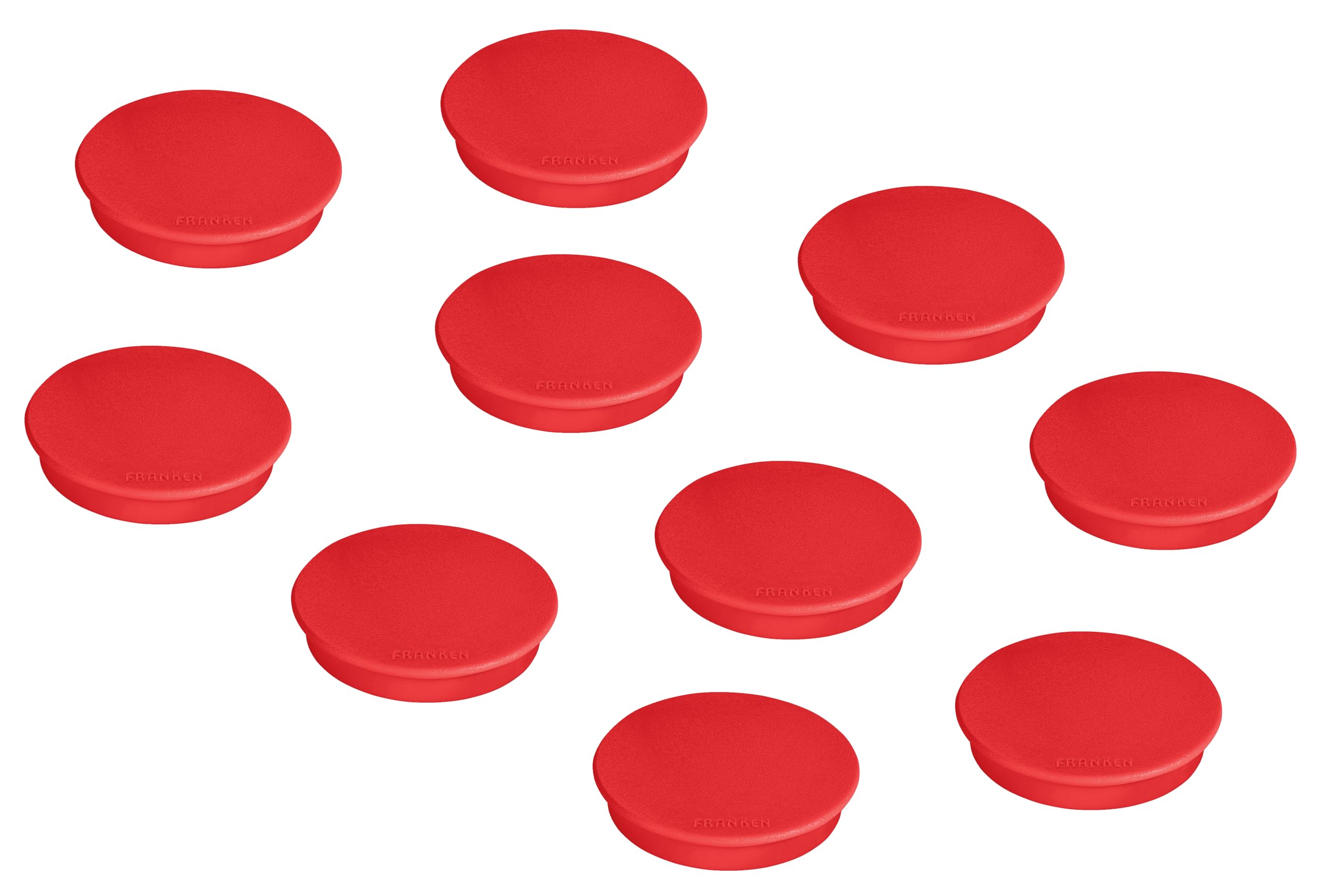 Tacking Magnet Size 32 MM Adhesive Force: 800G Red 10 Pieces