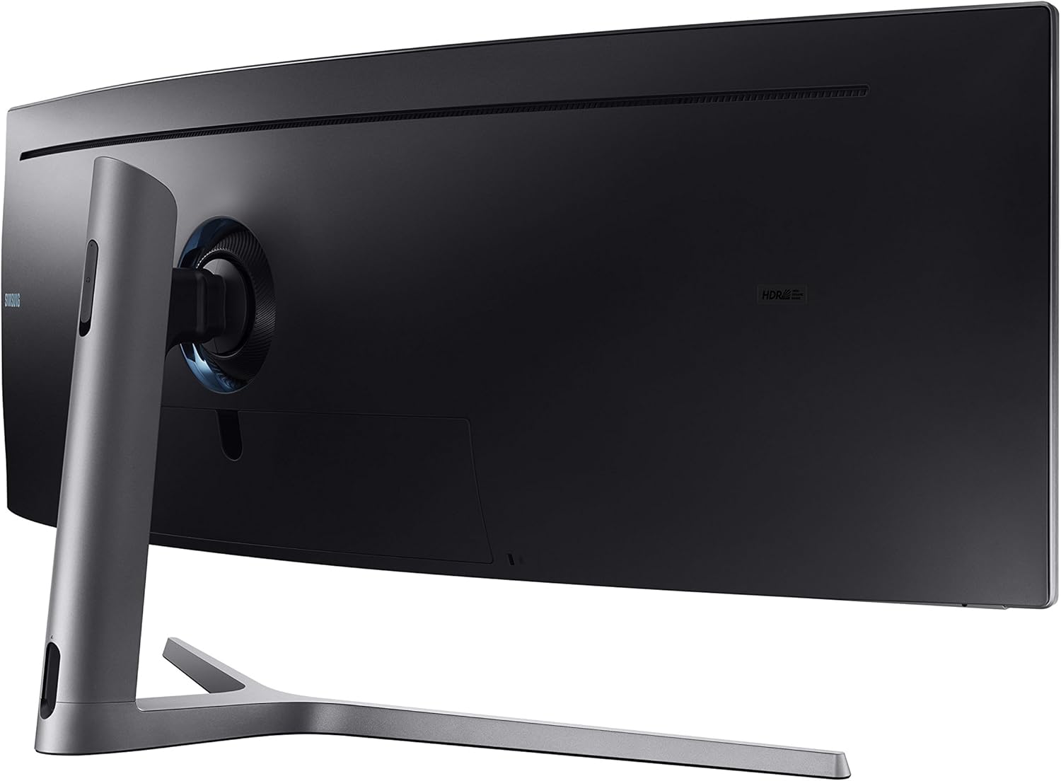 SAMSUNG 49-Inch CHG90 144Hz Curved Gaming Monitor (LC49HG90DMNXZA) – Super Ultrawide Screen QLED Computer Monitor, 3840 x 1080p Resolution, 1ms Response, FreeSync 2 with HDR: Computers & Accessories