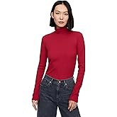 Gap Womens Long Sleeve Brushed Rib Turtle Neck