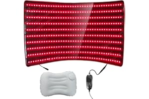 Bestqool Red Light Therapy Mat, Near Infrared Light Therapy 38.2" x 24" Large Pads Whole Full Body Infrared Therapy for Muscle, Recovery, Energy, Pain Relief, Skin Health