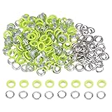 HARFINGTON 200 Set Color Round Grommets 10mm