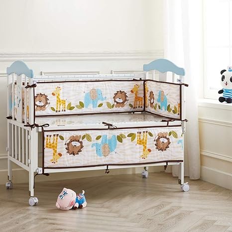 jungle crib bumper